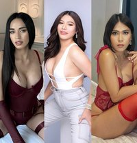 IN TRIO, HAPPINESS MULTIPLE ENDLESSLY - Transsexual escort in Bangkok