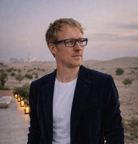 A Classy British Man in a Velvet Blazer - Male escort in Dubai