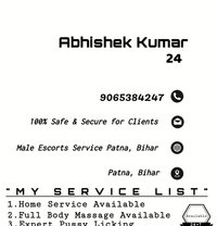 Abhishek Kumar - Acompañantes masculino in Patna