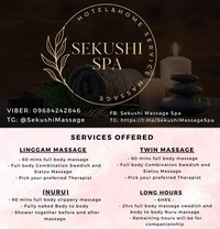 CERTIFIED CLASS A THERAPIST, Sekushi SPA - puta in Manila
