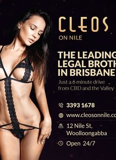 Cleos on Nile - escort agency in Brisbane Photo 1 of 1