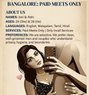 Couple Looking for Elite M/F(paid Meets) - Acompañantes masculino in Bangalore Photo 2 of 2