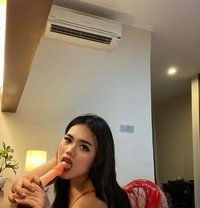 Dinda Dior Hard "Let's Cum Together" - Transsexual escort in Bali