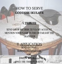GODDESS IKULAYE - dominatrix in Lagos, Nigeria