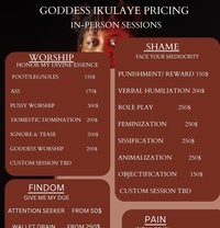 GODDESS IKULAYE - dominatrix in Lagos, Nigeria