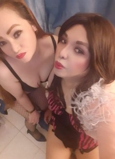 Lady and Shemale 3some - Transsexual escort in Muscat Photo 1 of 5