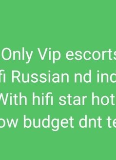 Hifi Russian🇷🇺 Vvip Indian🇮🇳 Direct - puta in Chennai Photo 1 of 1