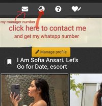 I am SOFIA ANSARI..lets go for date.. - puta in New Delhi Photo 1 of 1