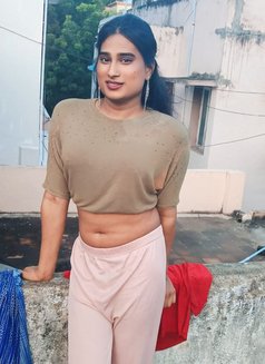 Indhu Baby Girl Here - Transsexual escort in Chennai Photo 3 of 3