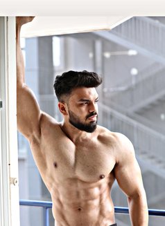 Indian Muscle Guy in Doha for 14. Days - Male escort in Doha Photo 1 of 9