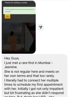 JASMINE (REAL MEET & CAM)🦋 - puta in Mumbai Photo 19 of 21