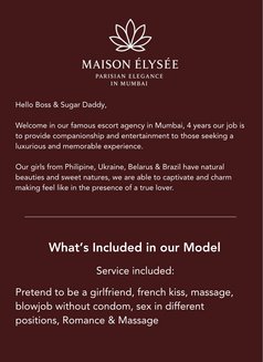 Jill’s Model, Maison Élysée Foreigner - escort in Mumbai Photo 4 of 7