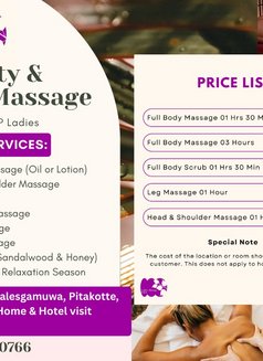 Ladies Massage Salon - Ladies Only - masseur in Colombo Photo 1 of 4