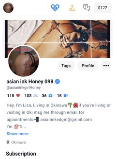 Lisa🦚 Asian inked Girl - escort in Okinawa Island Photo 21 of 22