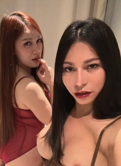 Tandem Ladyboy/Webcam Show- Sex Videos - Transsexual escort in Bangkok Photo 3 of 8