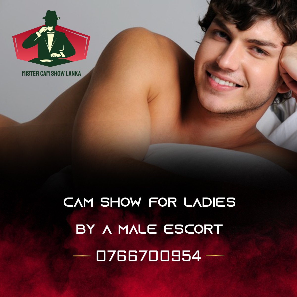 Mister Cam Show, Male escort in Colombo