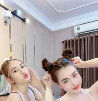 Lily and Nana 3some - escort agency in Doha