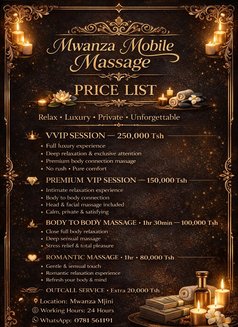 Mwanza Mobile Massage - masseuse in Mwanza Photo 1 of 3