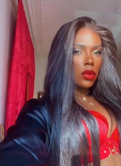 FROM🇧🇷 LabelleBLACK REALLY BIG Dick! - Transsexual escort in Al Manama Photo 30 of 30