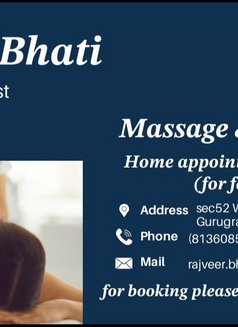 Rajveer Home Massage and Wellness - masseur in Gurgaon Photo 2 of 2