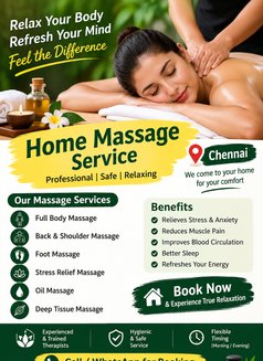 Relaxing Massage Service for Girl's - Acompañantes masculino in Chennai Photo 1 of 1