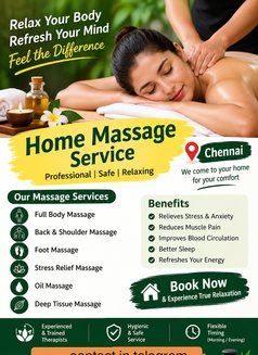 Relaxing Massage Service for Women's - masseur in Chennai Photo 1 of 1
