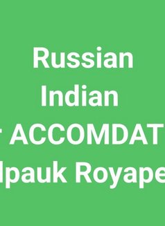 Russian, Indian Thai the Top Class - escort in Chennai Photo 1 of 1