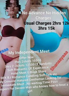 Shanaayaaa Indep GFE Meet No Advanc - escort in Bangalore Photo 4 of 5