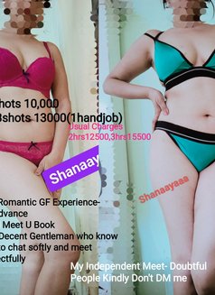 Shanaayaaa Indep GFE No Advance - escort in Bangalore Photo 2 of 6