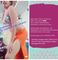 Shanaayaaa Indep GFE No Advance - puta in Bangalore