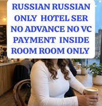 RUSSIAN ESCORTS INCALL OUTCALL NO ADVANC - puta in Chennai