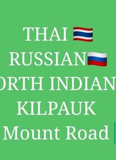 Thai🇹🇭 Russian🇷🇺indian 🇮🇳5 Star - puta in Chennai Photo 1 of 1