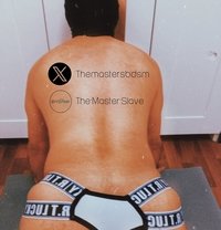 The Masked Slave - Male adult performer in Dubai